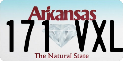 AR license plate 171VXL