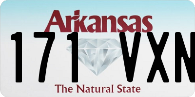 AR license plate 171VXN