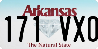 AR license plate 171VXO