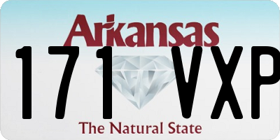 AR license plate 171VXP