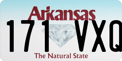AR license plate 171VXQ
