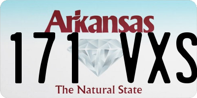 AR license plate 171VXS