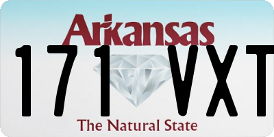 AR license plate 171VXT