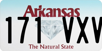 AR license plate 171VXV