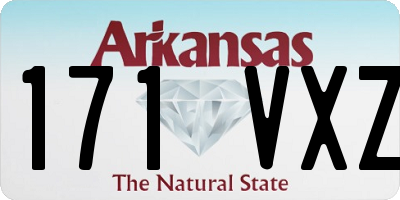 AR license plate 171VXZ