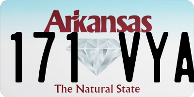 AR license plate 171VYA