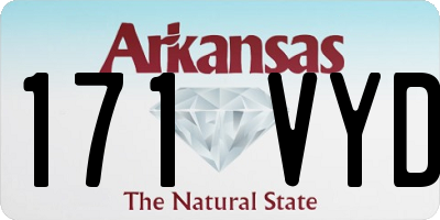 AR license plate 171VYD