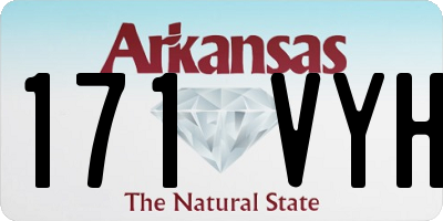 AR license plate 171VYH