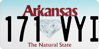 AR license plate 171VYI