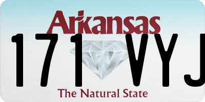 AR license plate 171VYJ