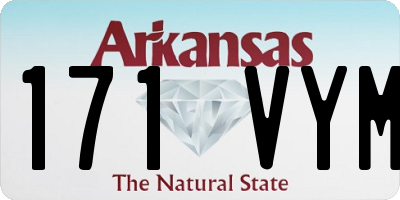 AR license plate 171VYM
