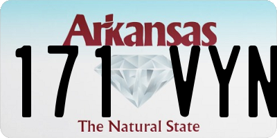 AR license plate 171VYN