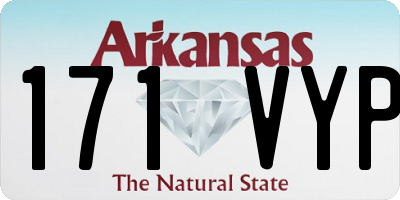 AR license plate 171VYP