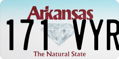 AR license plate 171VYR