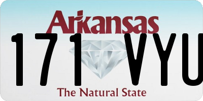 AR license plate 171VYU