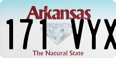 AR license plate 171VYX