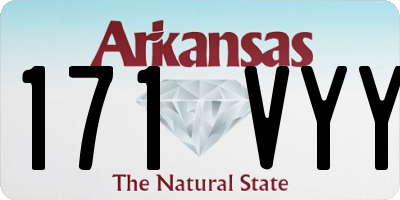 AR license plate 171VYY