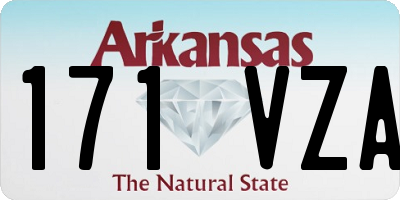 AR license plate 171VZA