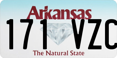 AR license plate 171VZC