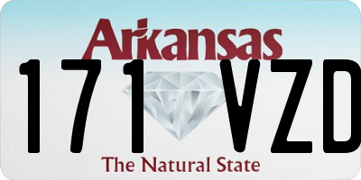 AR license plate 171VZD