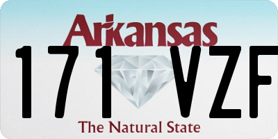 AR license plate 171VZF