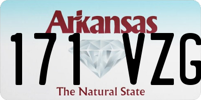 AR license plate 171VZG