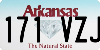 AR license plate 171VZJ