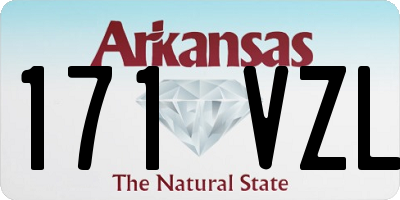 AR license plate 171VZL