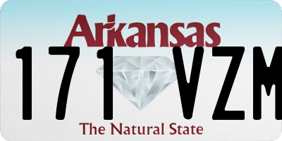 AR license plate 171VZM