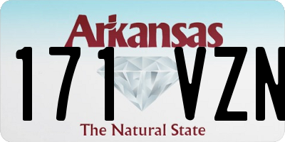 AR license plate 171VZN