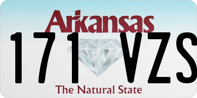 AR license plate 171VZS