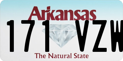AR license plate 171VZW