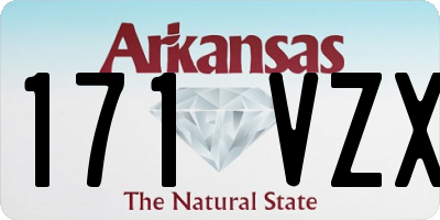AR license plate 171VZX