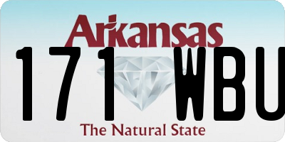 AR license plate 171WBU