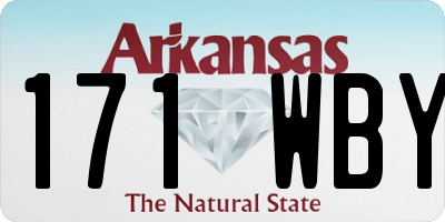 AR license plate 171WBY
