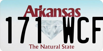 AR license plate 171WCF
