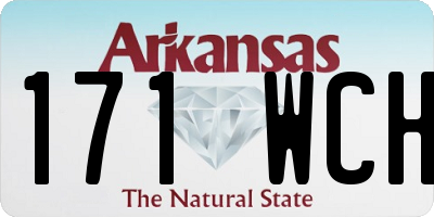 AR license plate 171WCH