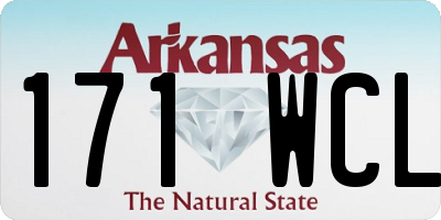AR license plate 171WCL