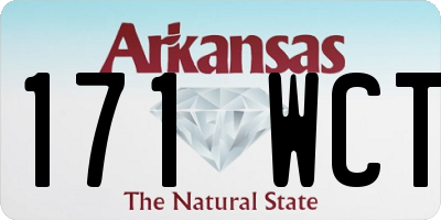 AR license plate 171WCT
