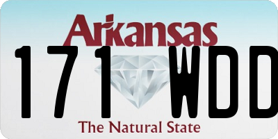 AR license plate 171WDD
