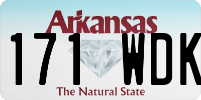 AR license plate 171WDK