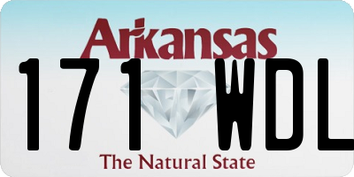 AR license plate 171WDL