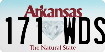 AR license plate 171WDS