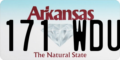 AR license plate 171WDU