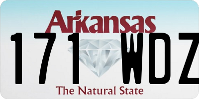 AR license plate 171WDZ