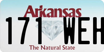 AR license plate 171WEH
