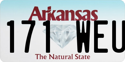 AR license plate 171WEU