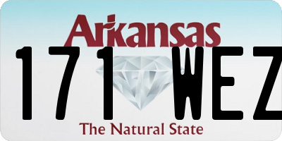 AR license plate 171WEZ