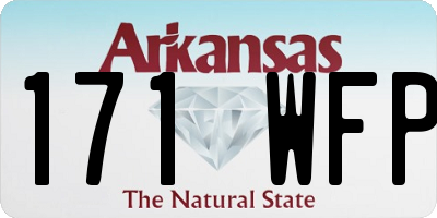 AR license plate 171WFP