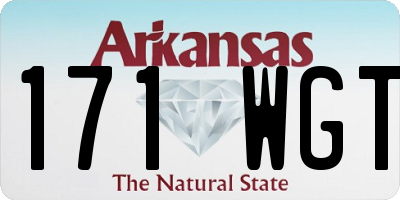 AR license plate 171WGT